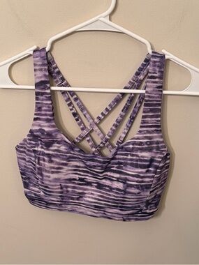 Lululemon Free To Be Serene Bra Size 10 W/ Removable Pads